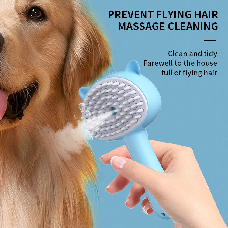 Hair Cleaning Brush With Mist Multifunctional For Pet Grooming