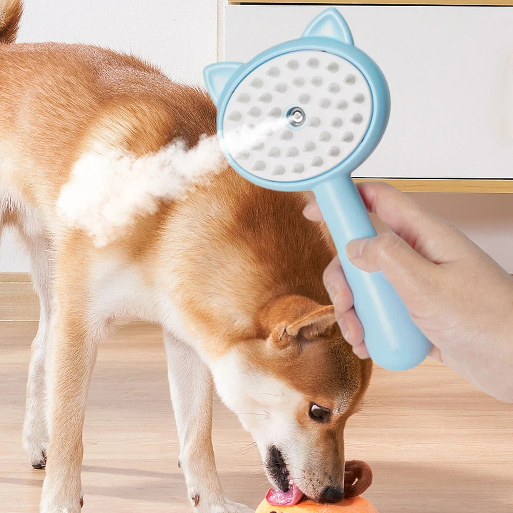 Hair Cleaning Brush With Mist Multifunctional For Pet Grooming