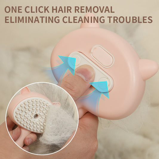 Hair Cleaning Brush With Mist Multifunctional For Pet Grooming